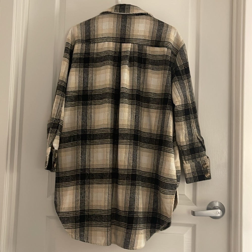 Long Plaid Jacket - image 2